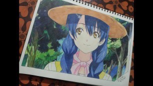 'Drawing Megumi Tadokoro (服部恵) / Food Wars: Shokugeki No Soma (食戟のソーマ) / Timelapse video'