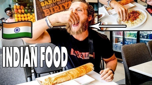 'Biryani INDIAN Food Reaction by a Foreigner | South Indian Restaurant |'