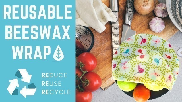 'Reusable Beeswax Wrap - A Plastic-Free Cling Wrap Alternative | Earth Macros'