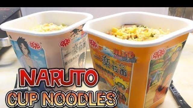 'Trying NARUTO CUP NOODLES 