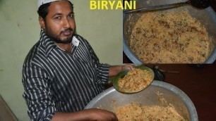 'Indian Muslim festival DUM BIRYANI Preparation for 30 People & STREET FOOD'