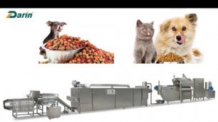 'How It\'s Made Dry Kibble Food/600kg/hr Kibble Dog Feed Production Line tested for Thailand client'