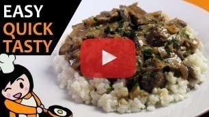 'Beef Stroganoff recipe | How To Make Beef Stroganoff | Russian Food - Recipe Videos'