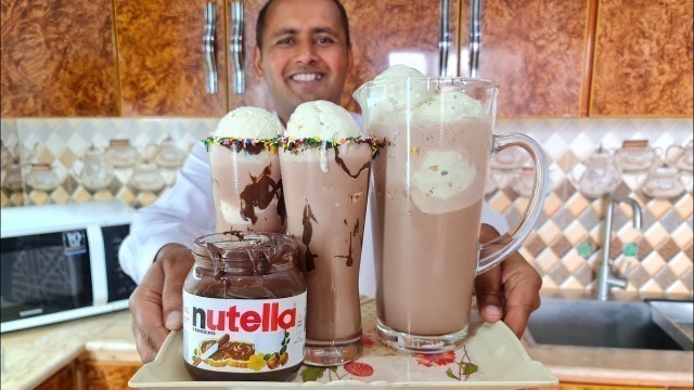 'Nutella Milkshake Recipe | Ultimate Nutella Milkshake | Mubashir Saddique | Village Food Secrets'