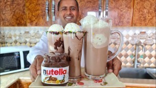 'Nutella Milkshake Recipe | Ultimate Nutella Milkshake | Mubashir Saddique | Village Food Secrets'