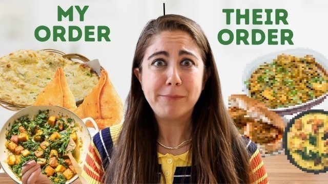 'My Subscribers Order Indian Food For Me'