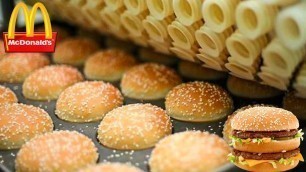 'How McDonald\'s Burger Are Made | McDonald\'s Burger Factory'