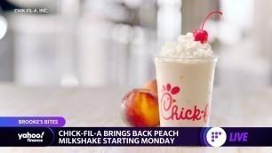 'Report shows fast food brands are keeping up with inflation, Chick-fil-A brings back peach milkshake'