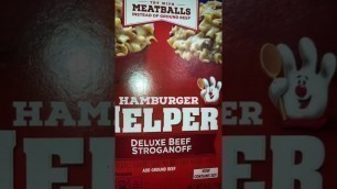 'Deluxe beef stroganoff hamburger helper #bigdaddy4shit #youtubeshorts #satisfying #cooking'