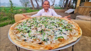 'Giant Pizza Recipe | Biggest Pizza | How to Make Largest Pizza | Mubashir Saddique | Village Food'