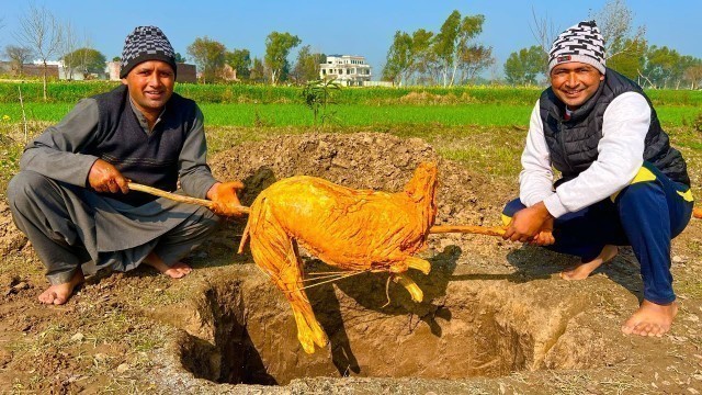 'Whole Stuffed Goat Cooking 3 Hours In Mud Oven | Mubashir Saddique | Village Food Secrets'