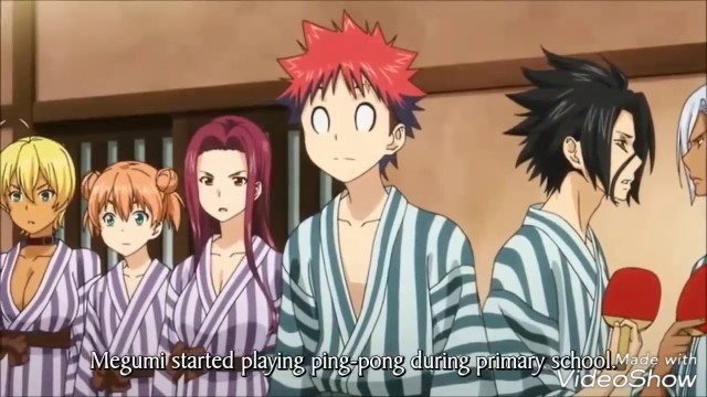 'Shokugeki no Soma-SO3/Isshiki vs tadokoro Megumi /what a game by both of them'