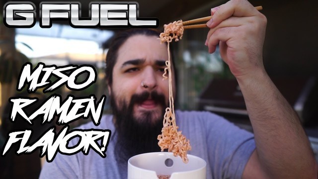 'G FUEL - NARUTO\'s \"MISO RAMEN\" FLAVOR - TASTE TEST & REVIEW!'