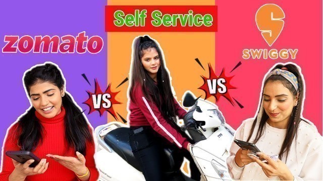 'ZOMATO Vs SWIGGY Vs SELF | Who is Faster ? | Food Challenge'