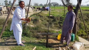 'Borewell Drilling | Complete Process Hand Pump Boring | Mubashir Saddique | Village Food Secrets'