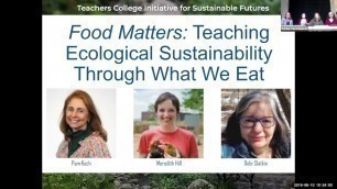 'Food Matters: Teaching Ecological Sustainability Through What We Eat'