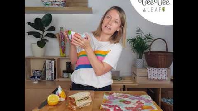 'BeeBee & Leaf vegan & beeswax food wraps - How to use the Mixed Pack'