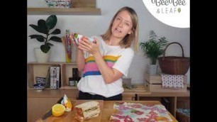 'BeeBee & Leaf vegan & beeswax food wraps - How to use the Mixed Pack'