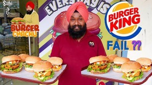 'Burger Chachu ka Branded Burger | Street Food India | BIG BRANDS FAIL?'