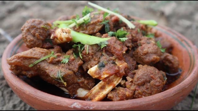 'Peshawari Mutton Karahi | Mutton Karahi Gosht | Mubashir Saddique | Village Food Secrets'