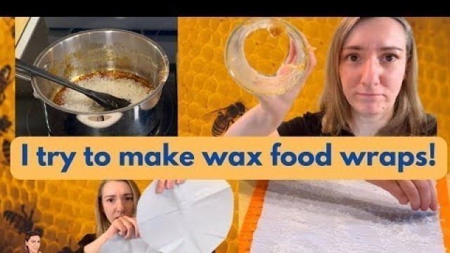 'DIY beeswax wraps | From scratch & Refreshes | 3 ingredients'