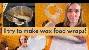 'DIY beeswax wraps | From scratch & Refreshes | 3 ingredients'