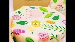 'Reusable Beeswax Food Wraps Washable'