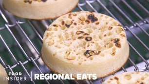 'How English Crumpets Are Made At Europe\'s Biggest Bakery | Regional Eats'