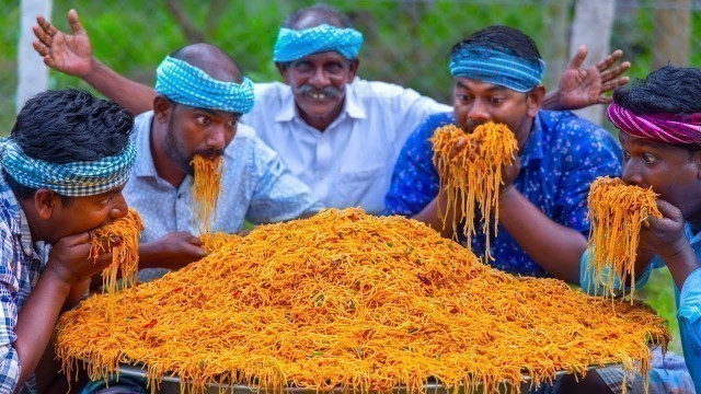 'NOODLES | Yummy Hakka Noodles Recipe Cooking and Eating in Village | Chinese Food | Veg Noodles'