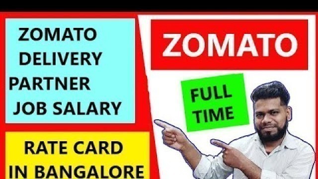 'ZOMATO RATE CARD IN BANGALORE