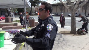 'Police Evicting Food Not Bombs'