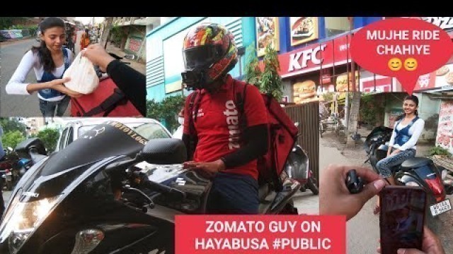 'Zomato Delivery On Hayabusa 