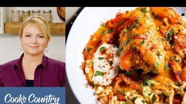 'How to Make Chicken Paprikash, Buttered Spaetzle, and Ground Beef Stroganoff'