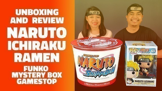 'GameStop Ichiraku Ramen Mystery Box and Naruto Eating Ramen Funko Pop! - Unboxing and Review'