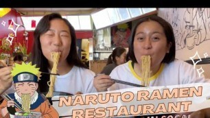 'NARUTO THEMED RAMEN RESTAURANT IN SOUTHERN CALIFORNIA with fellow anime foodie ft. @serenaventures'