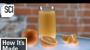 'How Orange Juice Is Made in Factories | How It\'s Made'