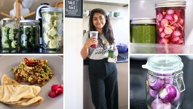 '15 Useful TIPS & TRICKS for the kitchen | Indian meal prep & plan'