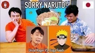 '#218 Japanese React to Uncle Roger Review NARUTO RAMEN (Guga Foods)'