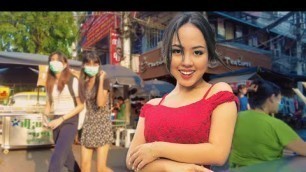 'Cute Burmese Girl shows you the street food of Yangon'