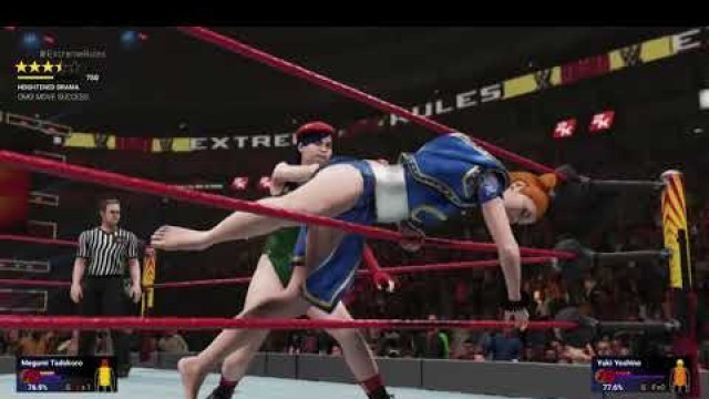 'WWE 2k19 Megumi Takokoro VS Yuki Yoshino Cosplay Match'