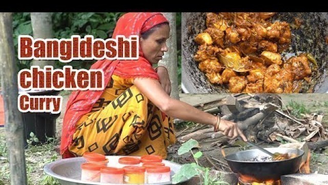 'Bangladeshi Village Food Shows | Chicken Curry Bangladeshi Recipe | Multinational Foods Vlog'