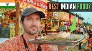 'EPIC INDIAN Street Food at Juhu Beach MUMBAI 