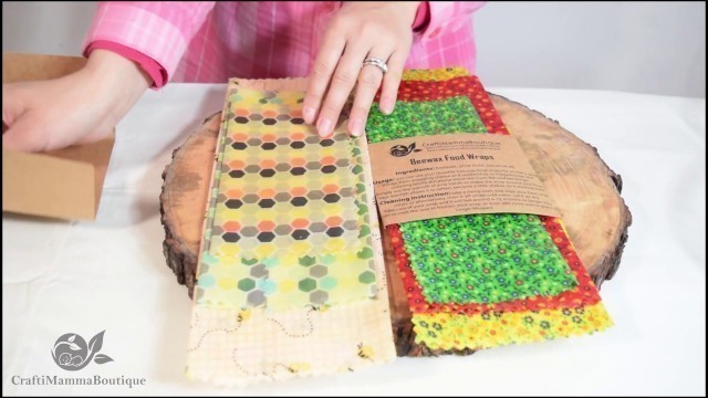 'How to use Beeswax Wraps instructions application Eco-friendly sustainable plastic wrap alternative'