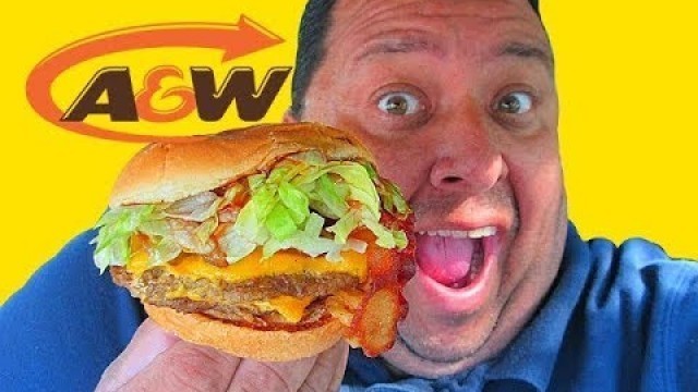 'A&W® Restaurants ~ BBQ Bacon Crunch Burger Review!'