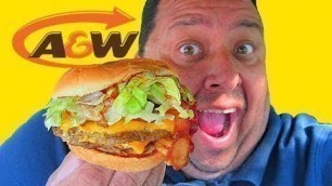 'A&W® Restaurants ~ BBQ Bacon Crunch Burger Review!'