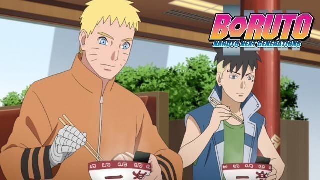 'Naruto and Kawaki at Ichiraku! | Boruto: Naruto Next Generations'