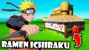 'I Built Ramen Ichiraku from Naruto in Fortnite!'