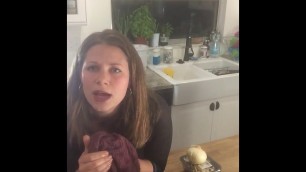 'Preparing EASY BEEF STROGANOFF with April from Mama Loves Food LIVE on Facebook!'