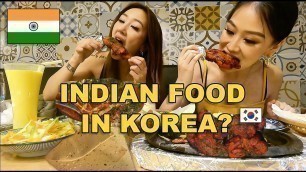 'WE FOUND INDIAN FOOD IN KOREA! + BLACKPINK GIVEAWAY! 