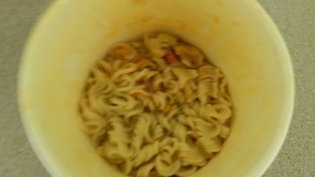 'Food and Home test Shows  Mr Noodles noodles in a cup thai'